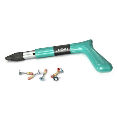 Arma de clavos de acero verde mini 4 marchas de potencia ajustable para el techo para la longitud máxima de las uñas 2in