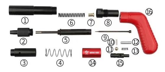 Estabilizador eléctrico de grado industrial para el marco del techo de tensión personalizable 330 mm de longitud