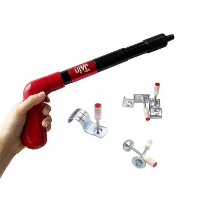 Pequeño tamaño gran impacto rojo acero y plástico miniatura de clavos sin cable para el mercado de