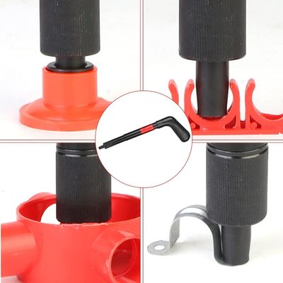 Arma de techo roja compacta para una instalación fácil y rápida del techo