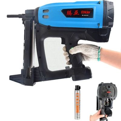 Eficientemente diseñado Pneumático eléctrico disparó gas pistola de clavo de hormigón para tornillo de pared seca