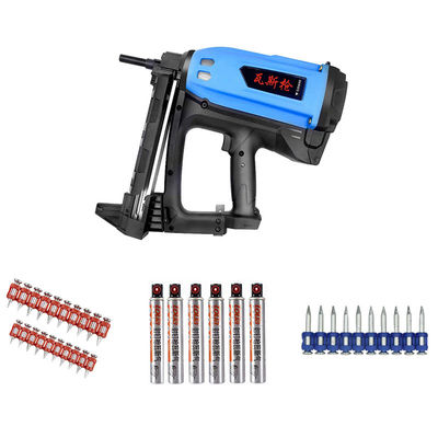 Pistola de gas potente GSN50 Diseño azul negro para hormigón y pines de accionamiento