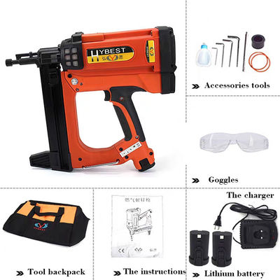 HYBEST portátil GSR40 Batería de iones de litio Nailer de gas para decoración y construcción