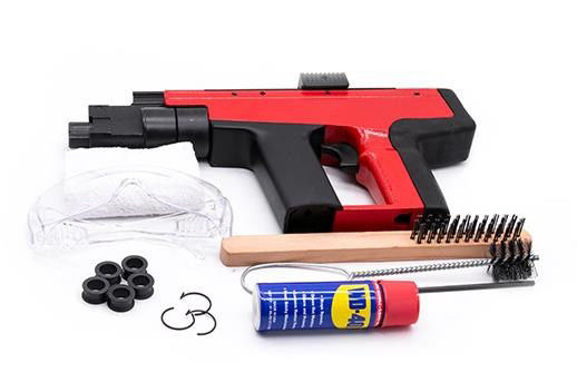 Pistola de fijación de alimentación semiautomática de 450 con soporte personalizado