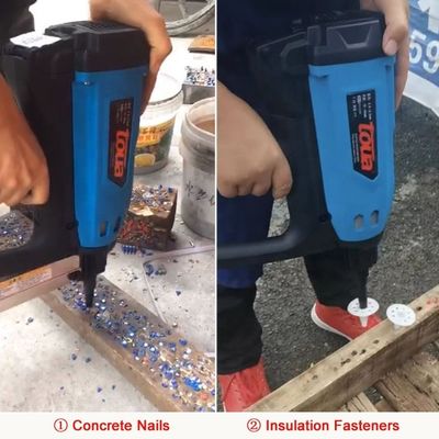 Apoyo personalizado 2 en 1 Nailer de gas para el rendimiento del hormigón y el aislamiento
