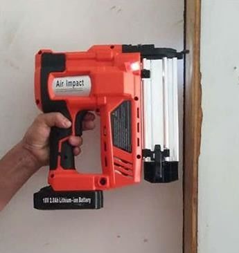 Grado industrial 18V 18 Ga Batería de Li sin cordón Nailer de madera fuerte y potente