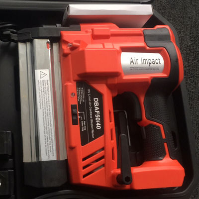 Grado industrial 18V Batería de iones de litio Sin cable Nailer Stapler 2 en 1 Soporte personalizado