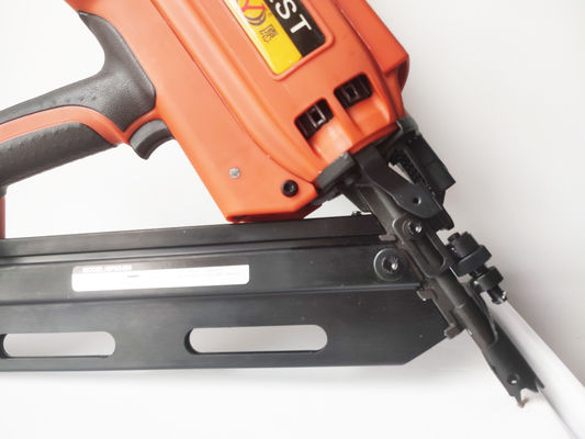 34° Arma eléctrica para clavos de madera con marco para clavos de gas Velocidad inferior a 1500/día Portátil