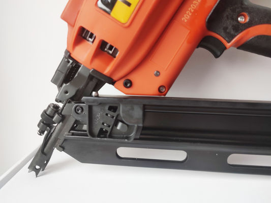 34° Arma eléctrica para clavos de madera con marco para clavos de gas Velocidad inferior a 1500/día Portátil