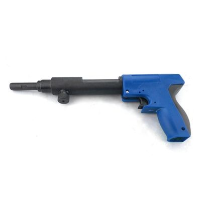 Mini pistola de clavos de grado industrial de acero accionado en polvo Fuente de alimentación manual de hierro 335mm longitud