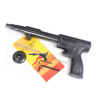 Herramienta de fijación de pistolas de disparo con ejección automática negra y resultados consistentes