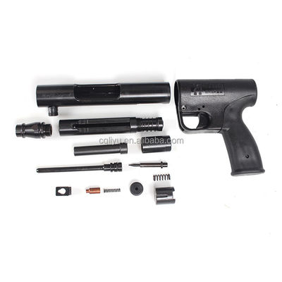 Herramienta de fijación de pistolas de disparo con ejección automática negra y resultados consistentes