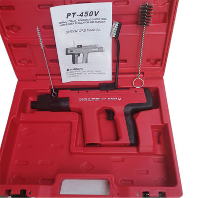Fuente de alimentación manual Pistola de clavos de gran capacidad para sujetamiento profesional WALTE DX450
