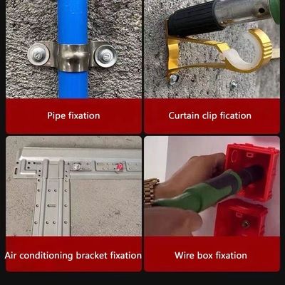 Herramientas de fijación de techos para el hogar silencioso Mini Punche de clavos para el disparo de placas metálicas de concreto