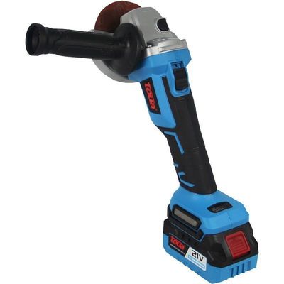 Velocidad máxima del motor 8500RPM Grinder de ángulo sin escobillas recargable de 21V para cortar y pulir