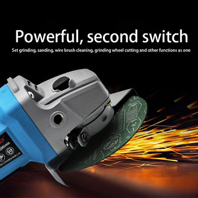 Velocidad máxima del motor 8500RPM Grinder de ángulo sin escobillas recargable de 21V para cortar y pulir