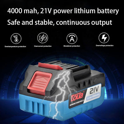 Velocidad máxima del motor 8500RPM Grinder de ángulo sin escobillas recargable de 21V para cortar y pulir
