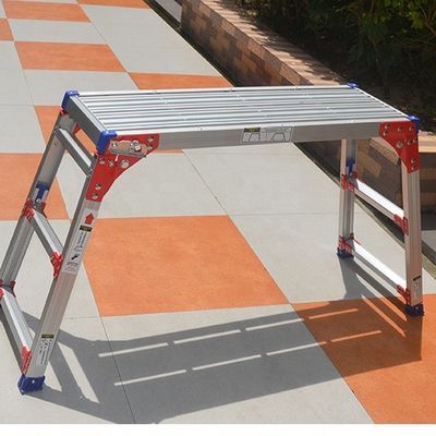 Taburete de plataforma de trabajo plegable de 120 cm de altura para lavado de automóviles y escalada doméstica