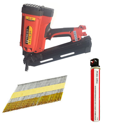 Nailer 9021 con cartucho de gas de 21 grados y capacidad de cartucho de 75 grados
