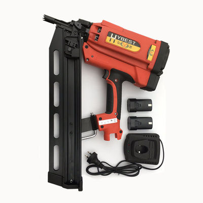 Pistola de clavos de gas inalámbrica para clavos de 2 pulgadas con celda de combustible incluida