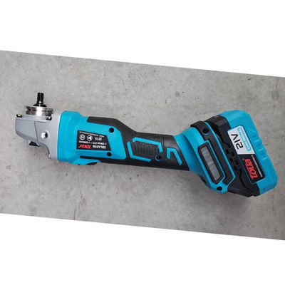 Grinder de ángulo eléctrico de 115 mm con batería de iones de litio de 21 V y frecuencia de 6000/7000/8500 rpm