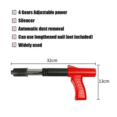 Pistola de remachado automático de silenciador de escoria con soporte OEM para fijación en techo y pared
