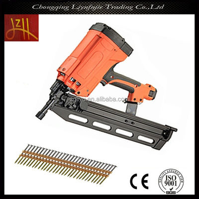 110-240V/50-60HZ Nailer de marcos de gas a gas y batería para clavos de marcos de madera