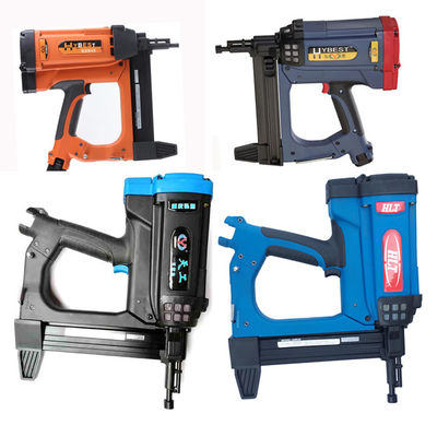 OEM de apoyo personalizado Gas Nailer Hybest Guns GSR40 con 1200 clavos Fuel Rod Vida