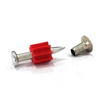Diámetro general de la cabeza 25 mm Polvo de acero actuado clavos de tiro de hormigón con 4 mm de base