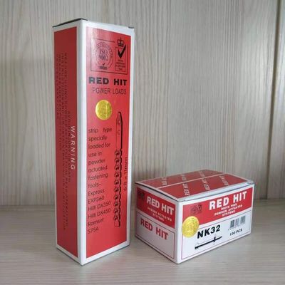 Concreto Nail RED HIT 6.8*11 Cargas de potencia y pines de accionamiento NK32 con estilo de cabeza plana