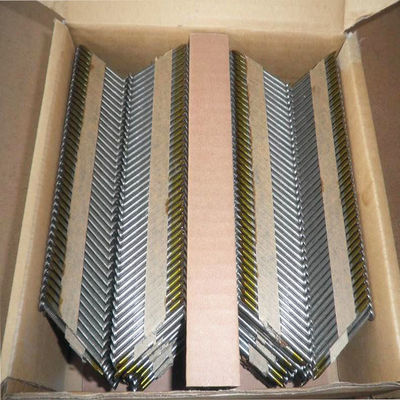 Clavos de banda de plata blancos revestidos con zinc para cables de 2,87 a 3,3 mm en bulto