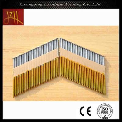 Clavos de banda de plata blancos revestidos con zinc para cables de 2,87 a 3,3 mm en bulto