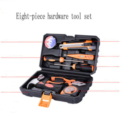 3 kg Apoyo personalizado OEM 8pcs Household Precision Hand Tools Set Hardware Tool Box Set