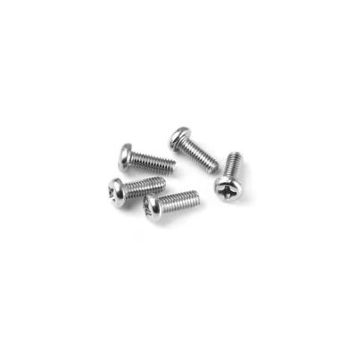 ISO estándar Zinc acabado de alta cantidad de acero inoxidable 304 cabeza redonda cruzada de la máquina de corte de panelas tornillo