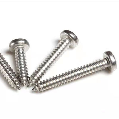 Tornos de autoperforación de cabeza de paneles estándar ISO en acero inoxidable 304 con conductor Phillips