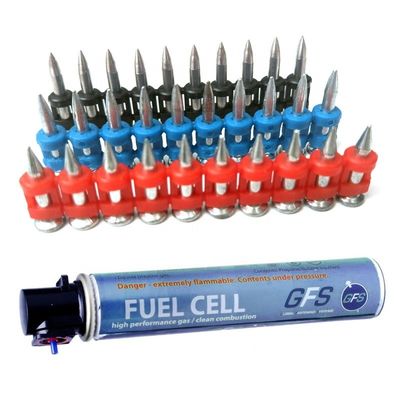 Célula de combustible de 165 mm para gas Concrete Nailer 1000 disparos Apoyo personalizado