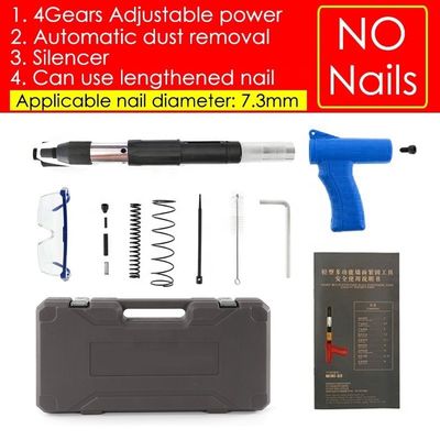 Clavos de techo integrados Mini Gun Nailer para herramientas de fijación de paredes de fontaneros