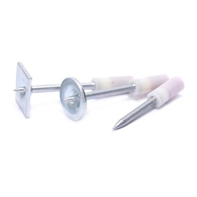 3.7mm cabeza plana de los clavos de techo a prueba de sonido y a prueba de agua electro galvanizado