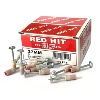 Clavos de techo de carga de energía de nitrocelulosa para mini acero de hormigón Pin de accionamiento en la herramienta de techo