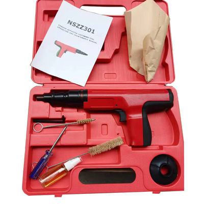 Los clavos de la placa de acero rojo para la construcción de edificios longitud máxima de 3 1/2 pulgadas fuerte pistola de clavos