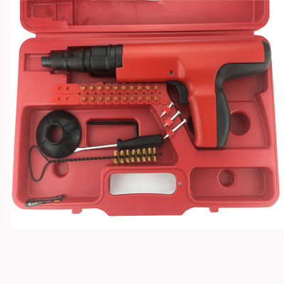Pistola de clavos de hormigón manual roja para cargas de polvo S1.27Cal 6.8*11mm