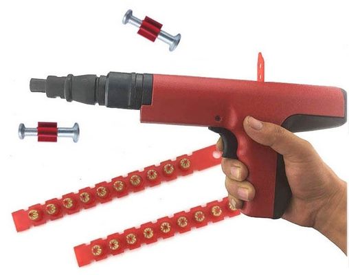 Pistola de clavos semiautomática manual portátil duradera de 10 disparos con voltaje de 120V / 60HZ