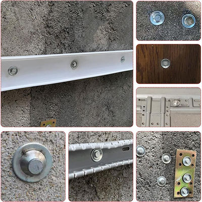 7.3mm Cabeza plana redonda 27mm Mini clip de techo para la reducción de ruido Pistola de techo de instalación