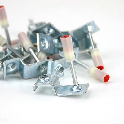 8Clavos de techo de nitrocelulosa de.5 mm con cabeza plana y acero galvanizado de alta dureza