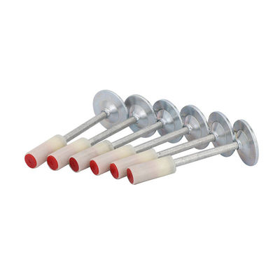 100pcs Pack clavos redondos para mini techo pistola de clavos 7.3mm Diámetro de la cabeza 27mm Fire Nail