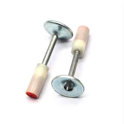 200PCS Pack 8mm cabeza de clavos redondos para la placa de acero y el hormigón de pared de techo fijaciones