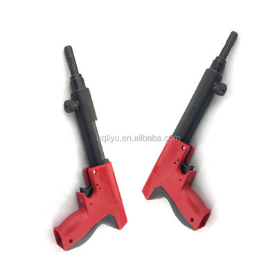 Herramienta de fijación de pistolas de clavos con una gran capacidad y fuente de energía manual