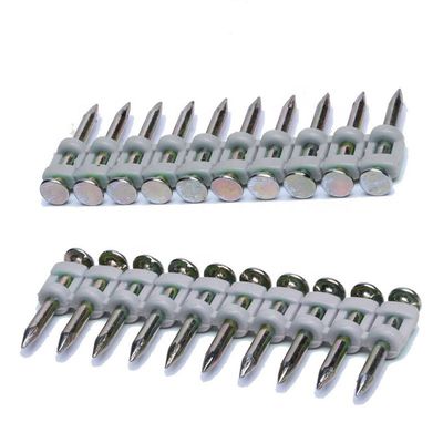 Pin de gas clavos sin gas pin de acero electro galvanizado con lavadora de plástico
