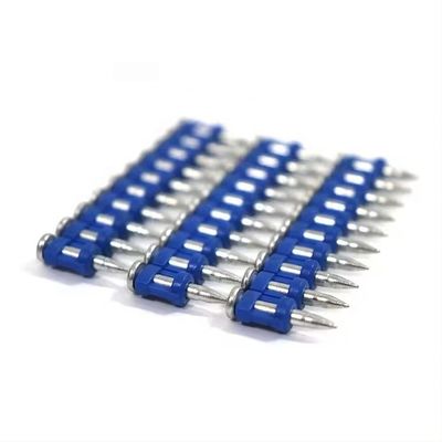 Pistola de clavos accionada por gas plástico de 3.0 * 22 mm clavos de hormigón con color personalizado