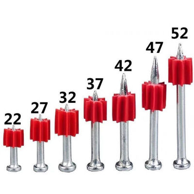 Lavadoras de PVC rojo Puños de acero para ventanas de aleación de aluminio 16-76 mm de longitud